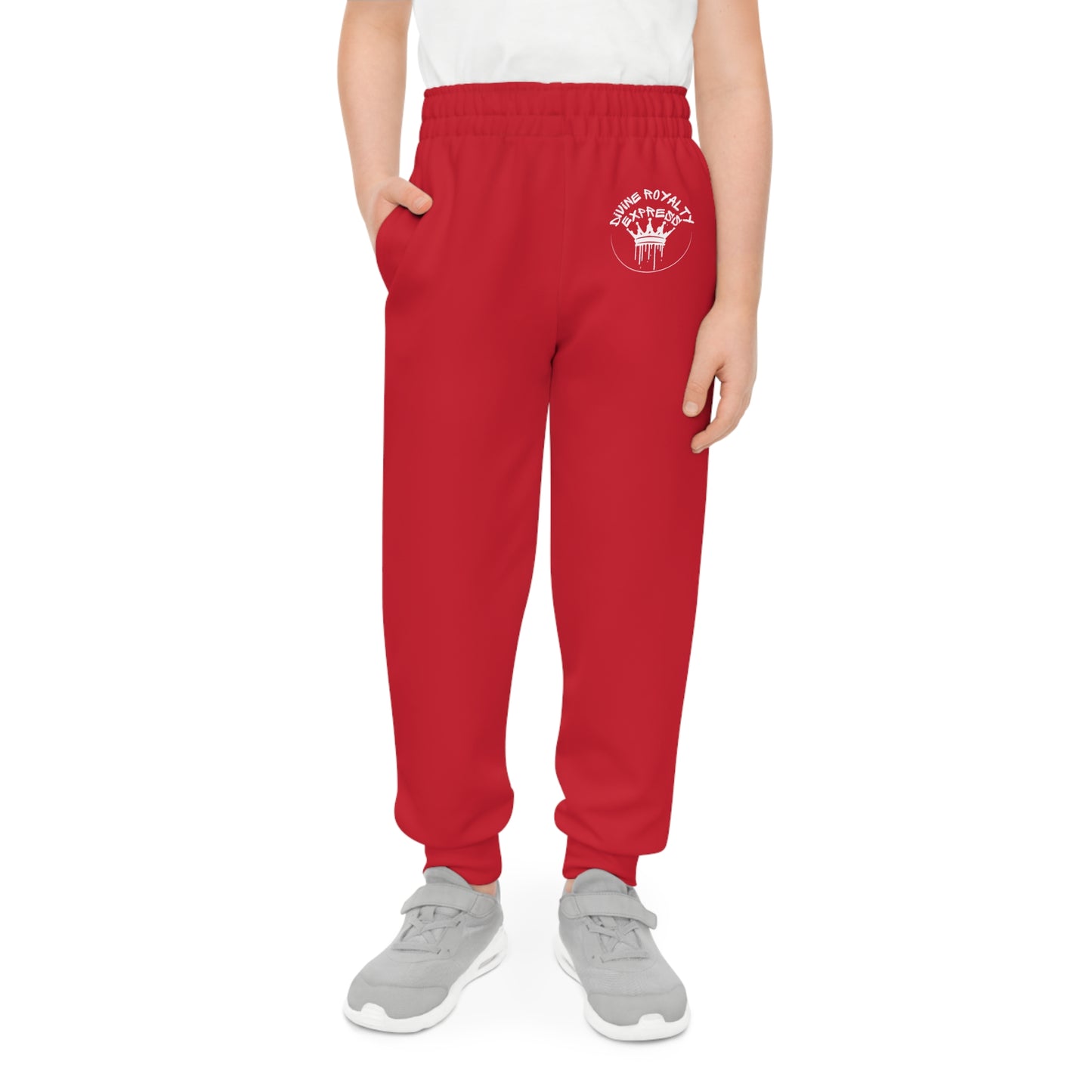 Red Divine Royalty Youth Joggers