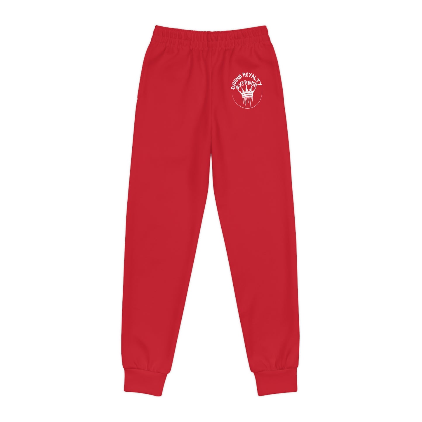 Red Divine Royalty Youth Joggers