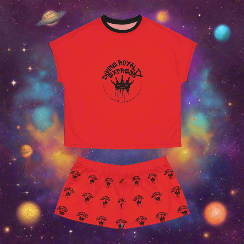 Divine Royalty Red Pajama Set