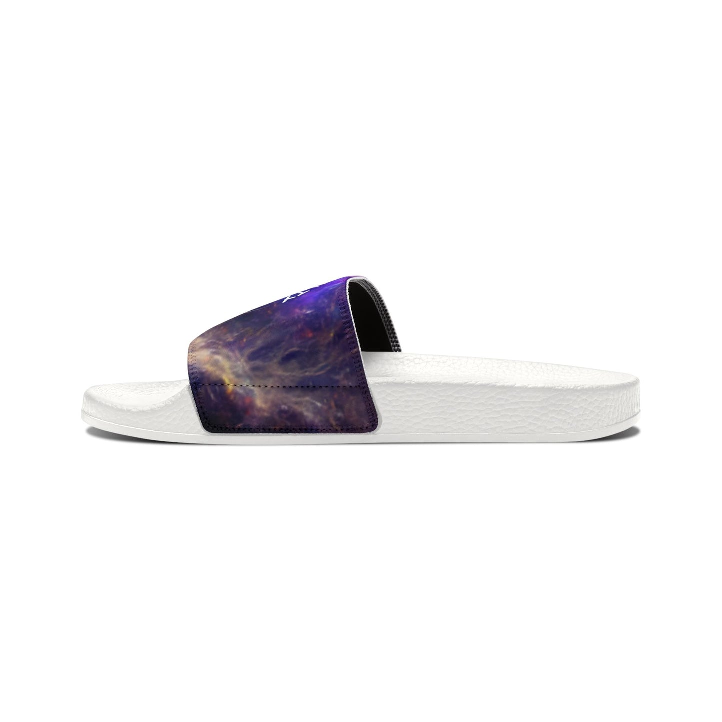 Divine Royalty White Men's Removable-Strap Sandals