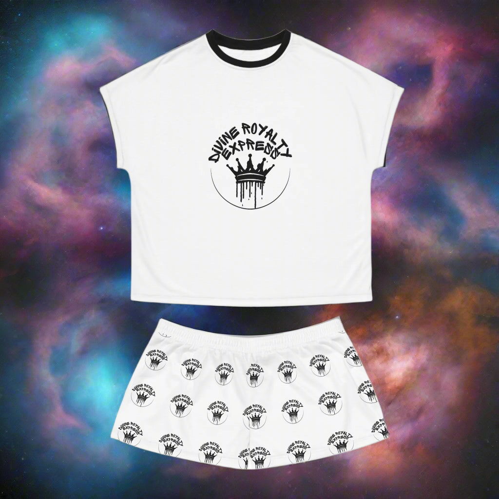 Divine Royalty White Pajama Set