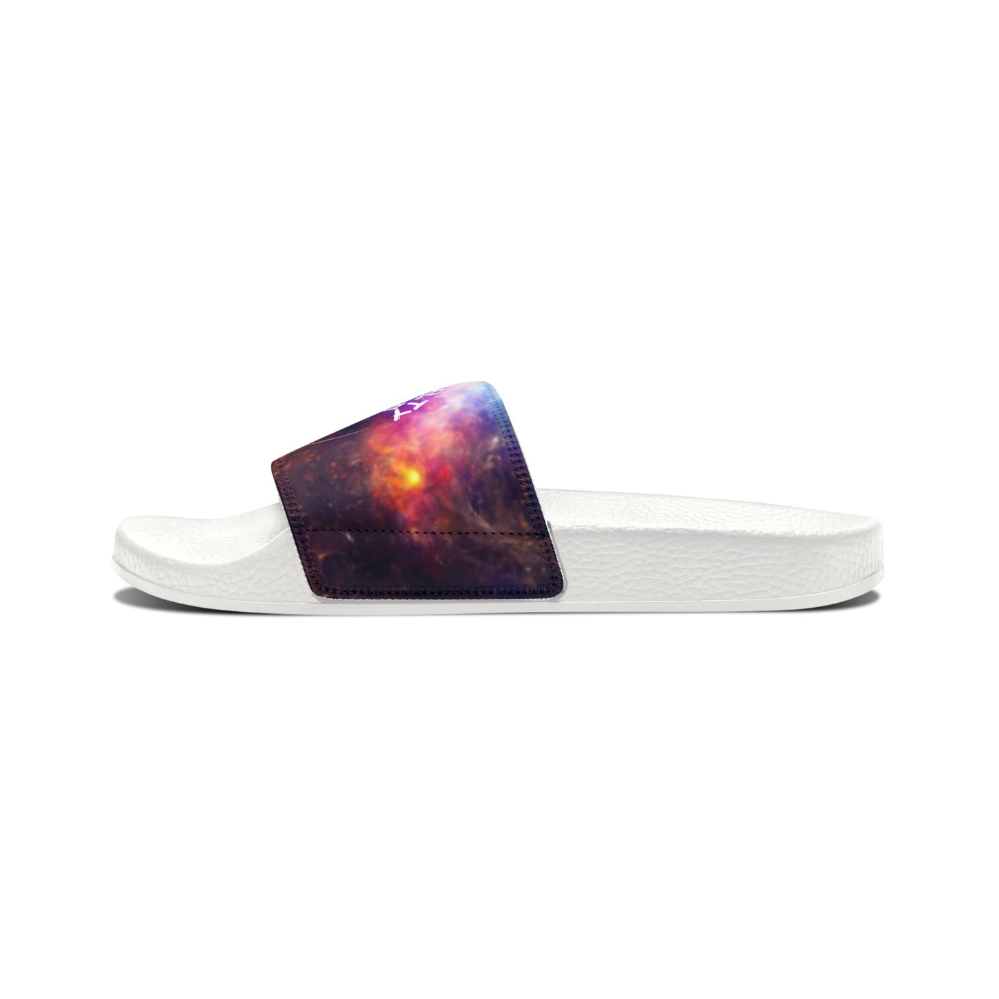 Divine Royalty White Men's Removable-Strap Sandals