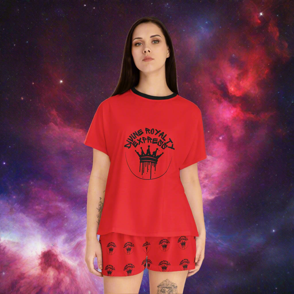 Divine Royalty Red Pajama Set