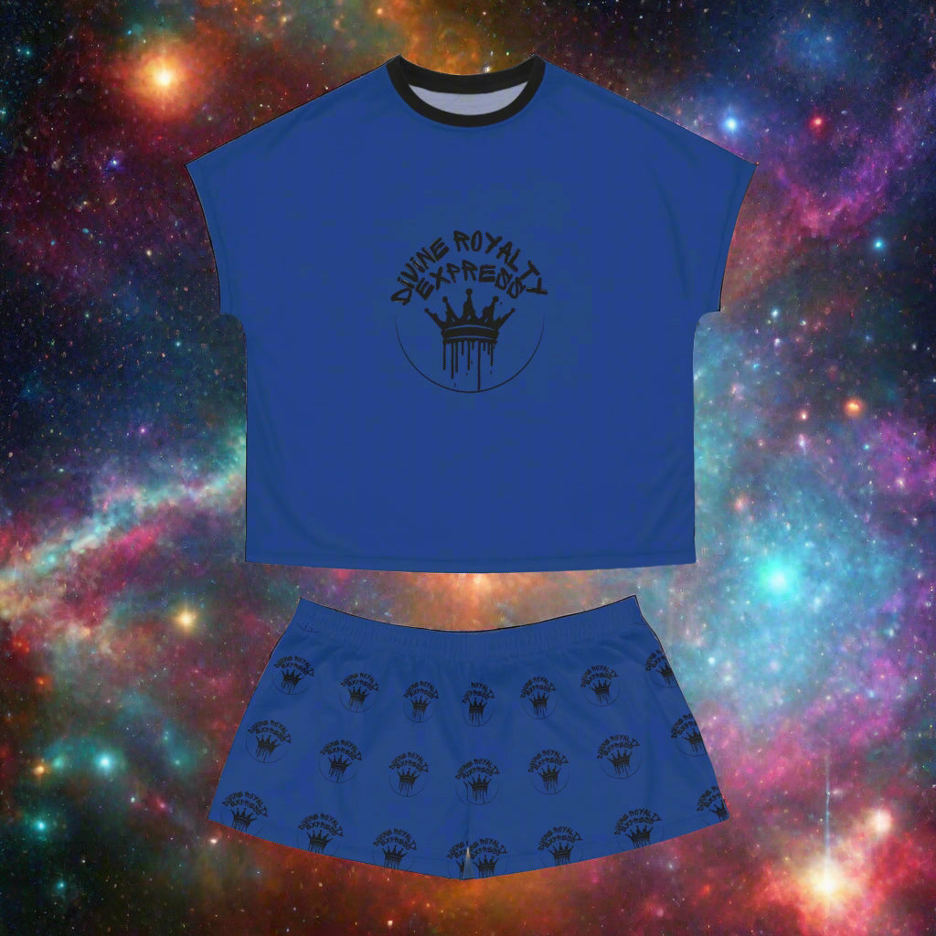 Divine Royalty Blue Pajama Set