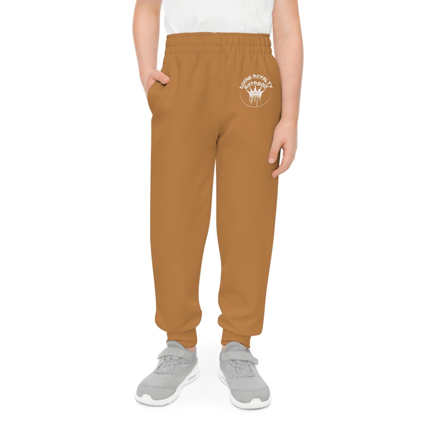 Light Brown Divine Royalty Youth Joggers