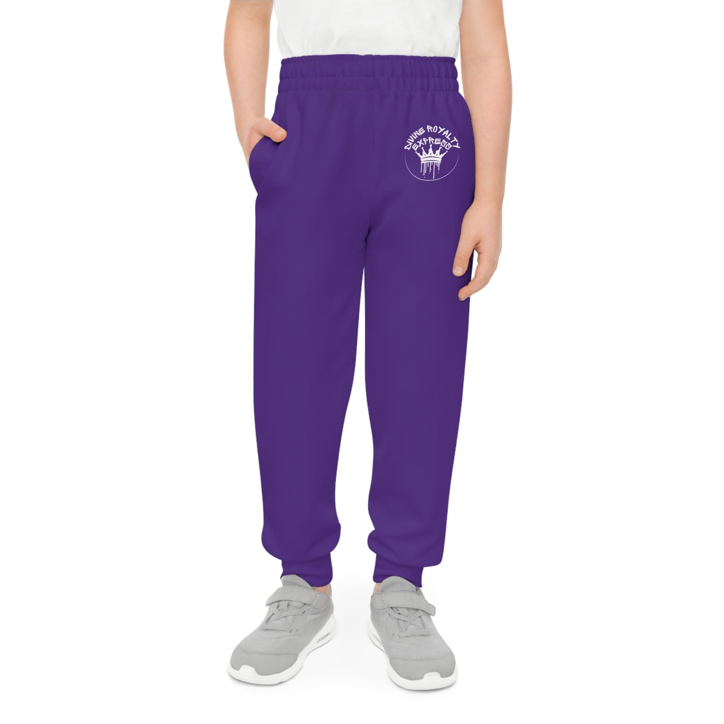 Purple Youth Joggers
