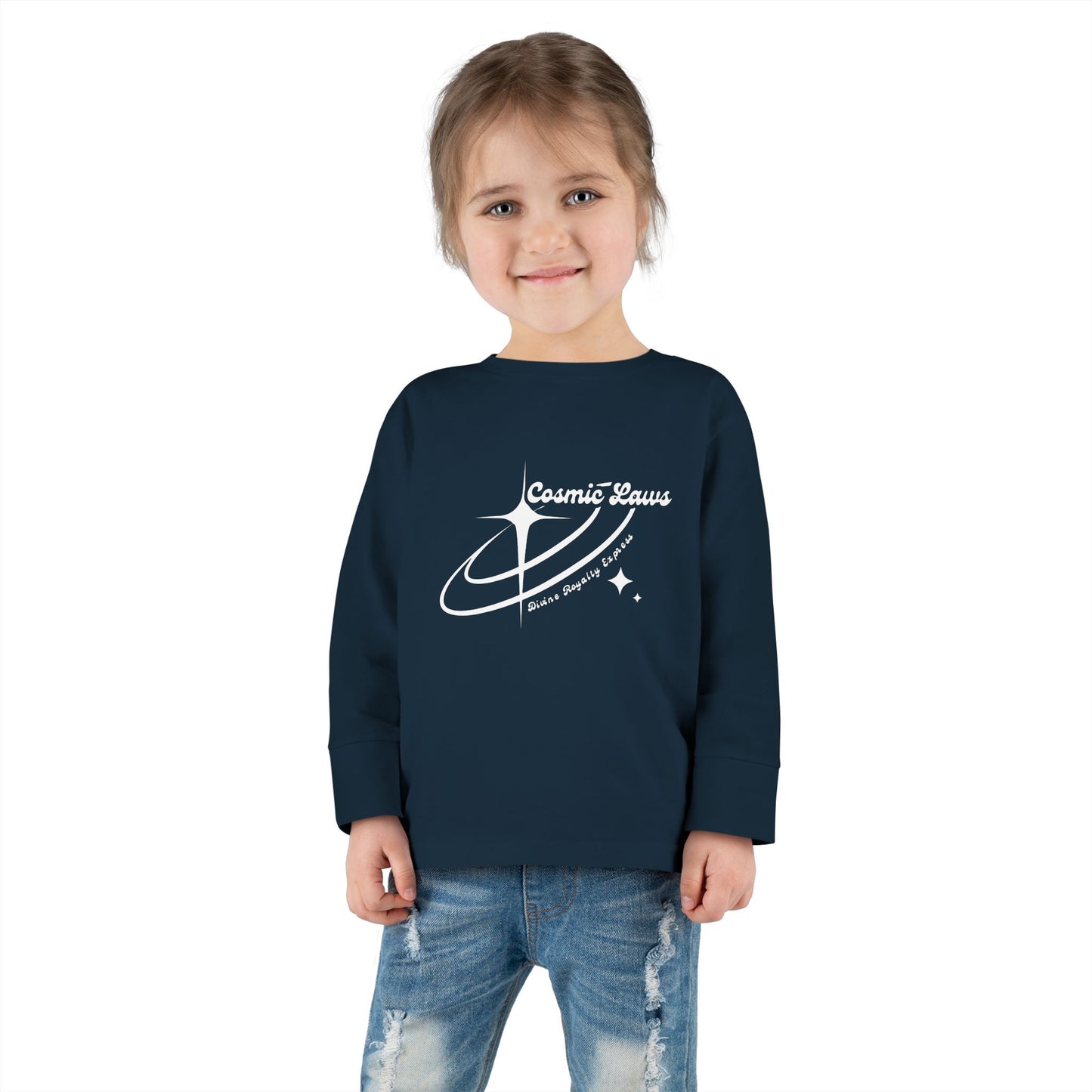 Cosmic Laws Toddler Long Sleeve Tee