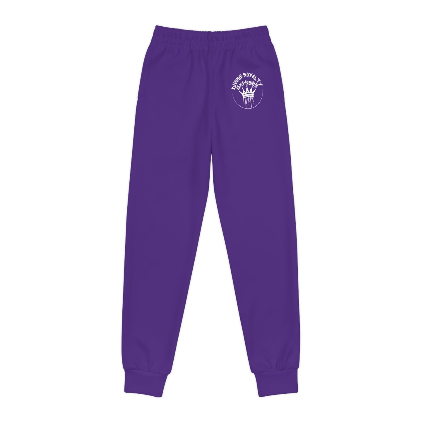 Purple Youth Joggers