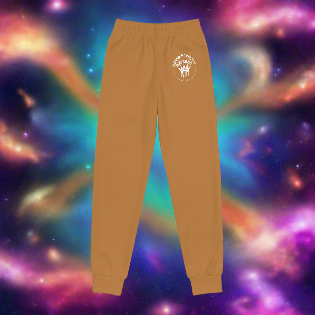 Light Brown Divine Royalty Youth Joggers