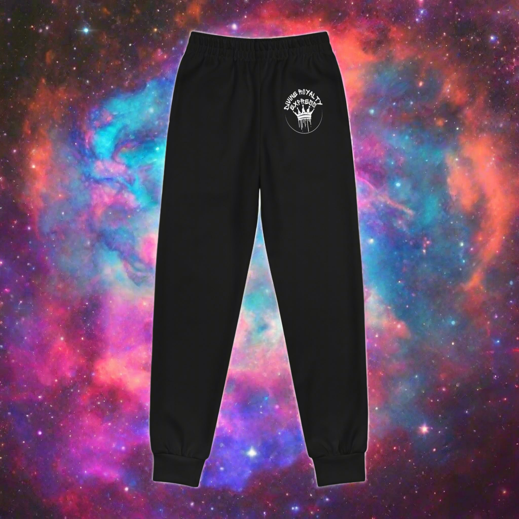 Black Divine Royalty Youth Joggers