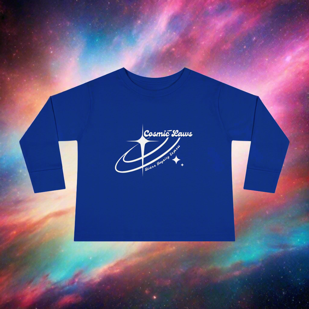 Cosmic Laws Toddler Long Sleeve Tee