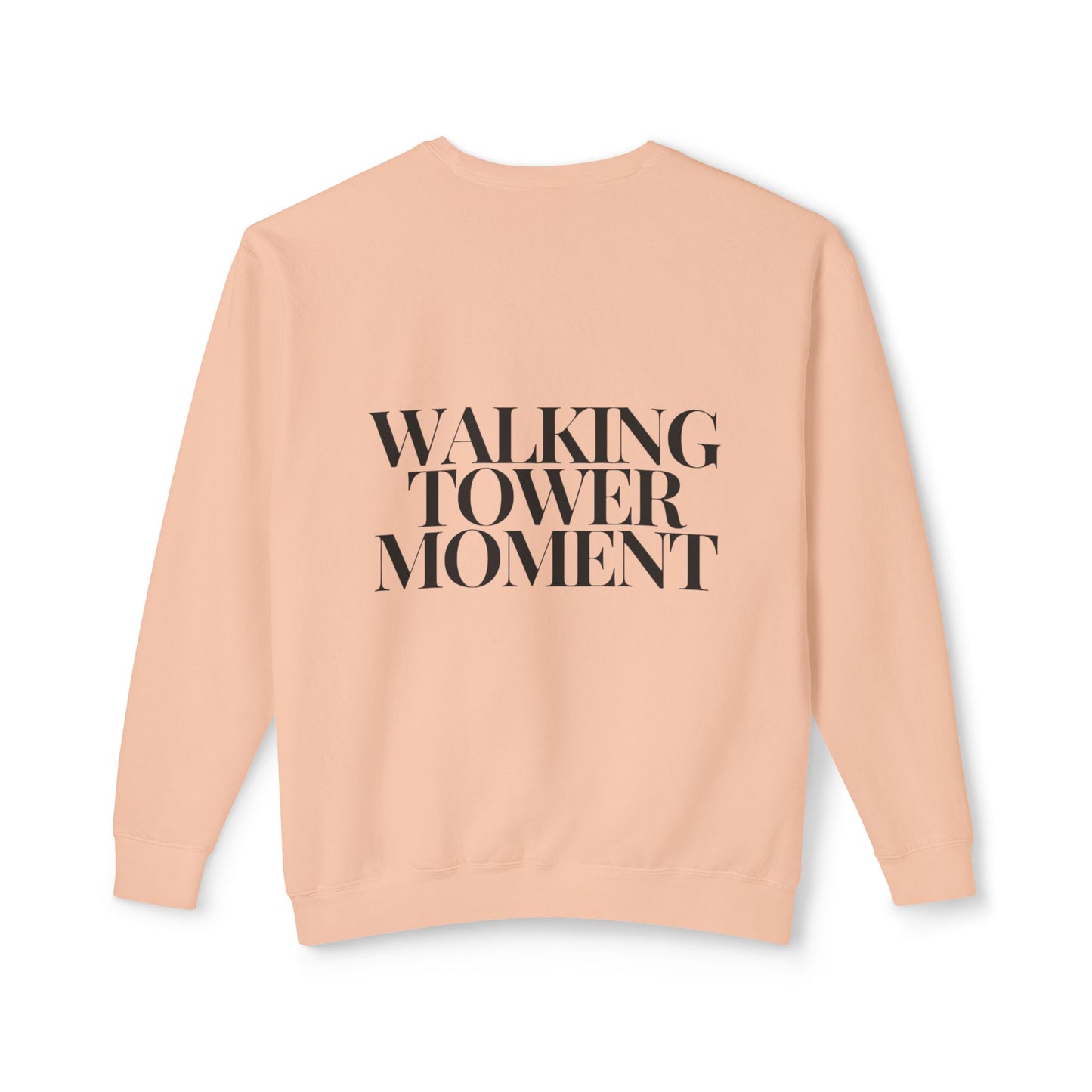 Walking Tower Moment Women's Lightweight Crewneck Sweatshirt