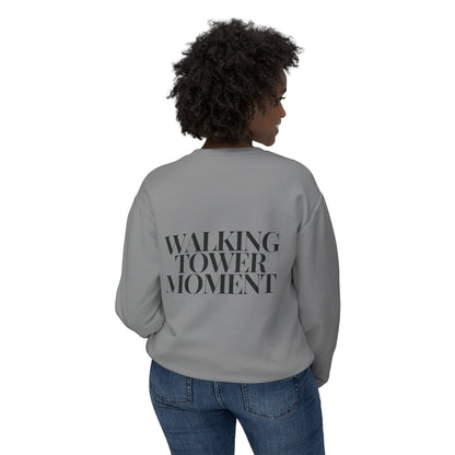 Walking Tower Moment Women's Lightweight Crewneck Sweatshirt