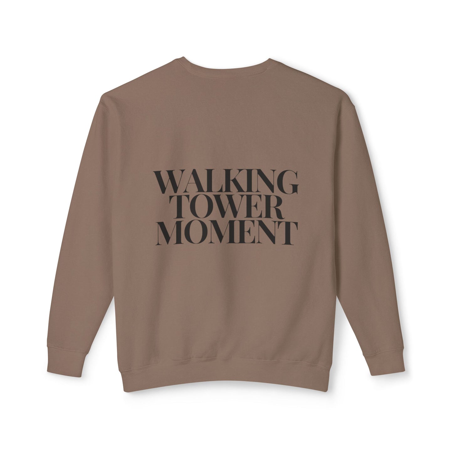 Walking Tower Moment Women's Lightweight Crewneck Sweatshirt