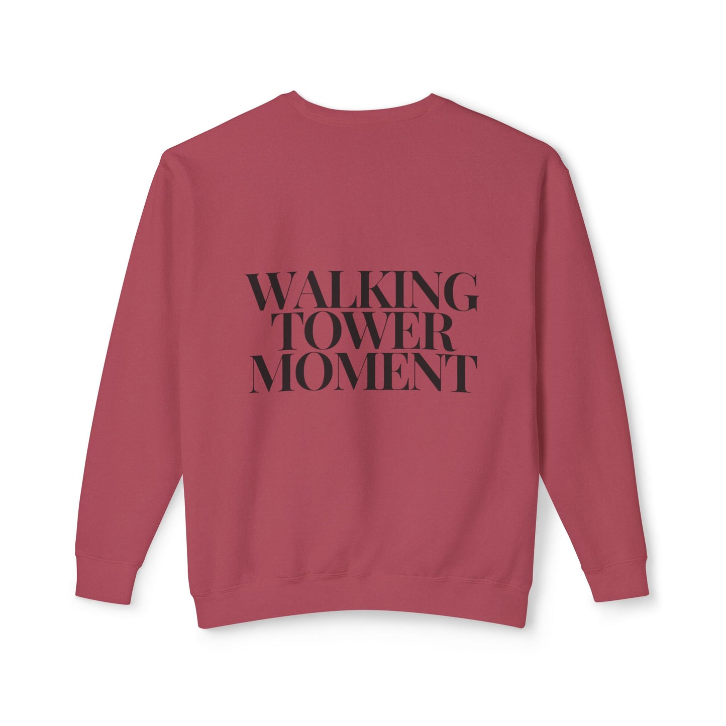 Walking Tower Moment Women's Lightweight Crewneck Sweatshirt