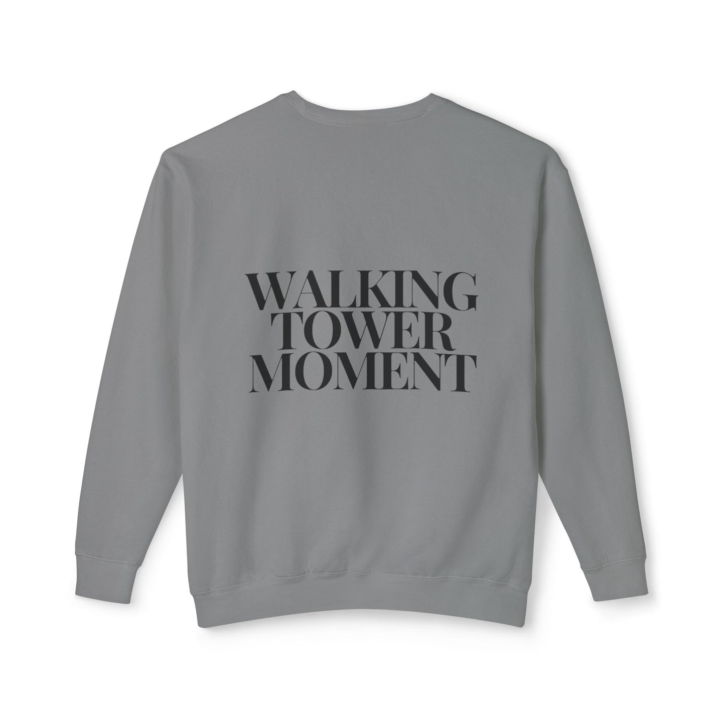 Walking Tower Moment Women's Lightweight Crewneck Sweatshirt