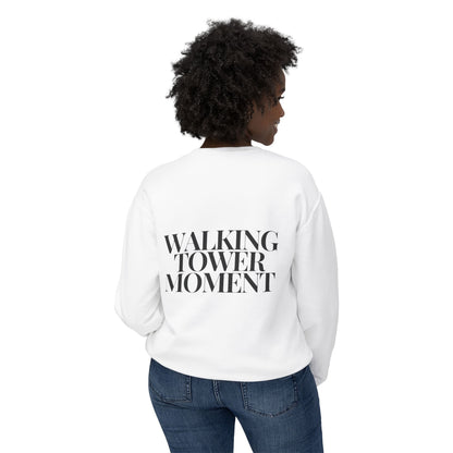 Walking Tower Moment Women's Lightweight Crewneck Sweatshirt