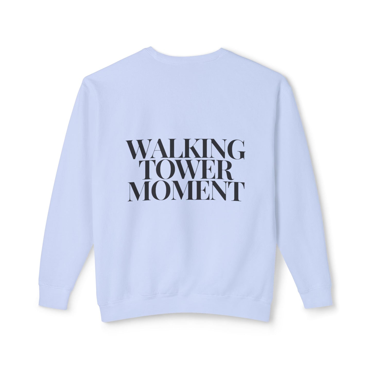 Walking Tower Moment Women's Lightweight Crewneck Sweatshirt